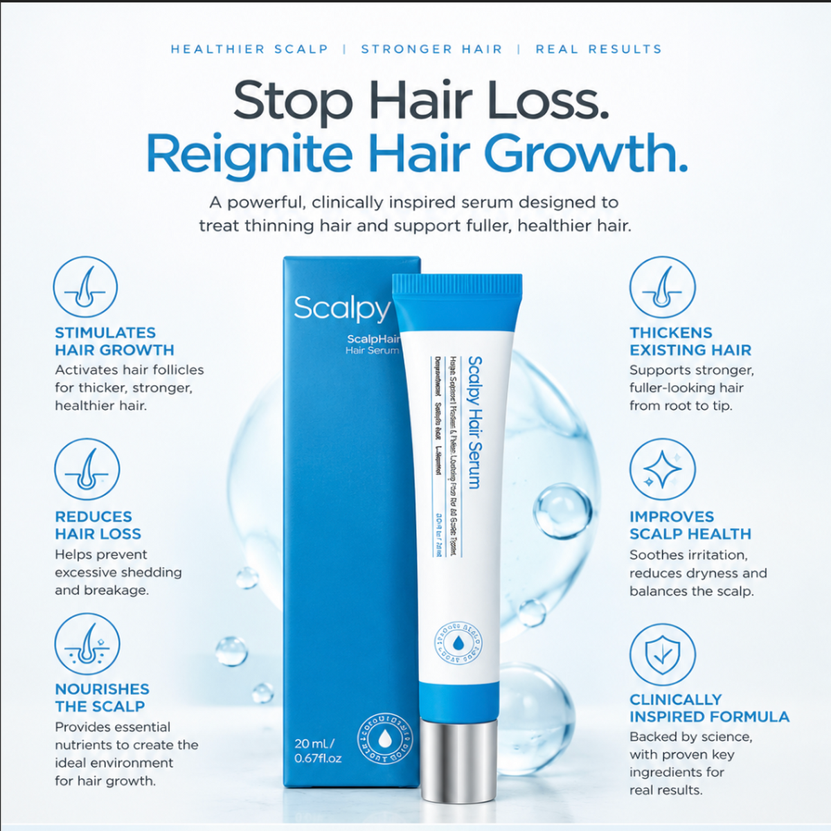 Seapuri Hair Growth Support Serum