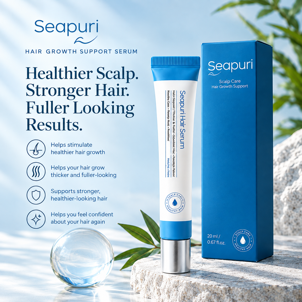 Seapuri Hair Growth Support Serum